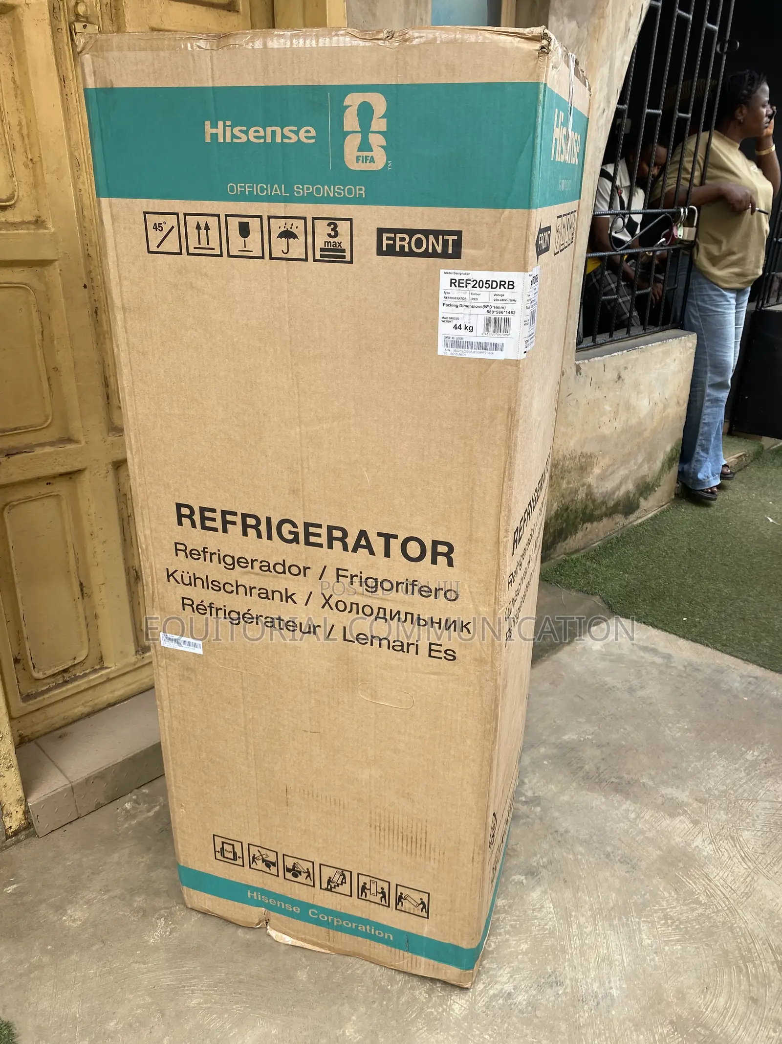 Hisense REF205DRB 204L Practical Double Door Refrigerator