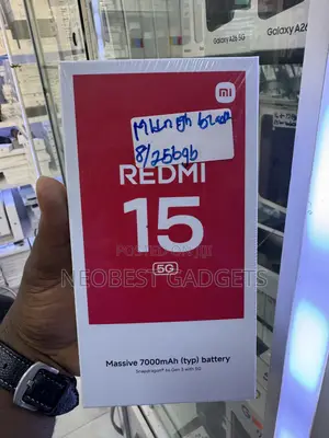 New Xiaomi Redmi 15 5G 256 GB Black