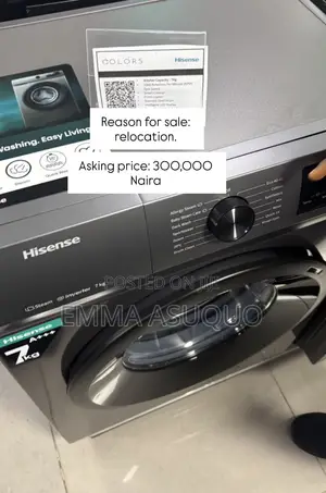 Hisense 7KG Front Loader Automatic Washing Machine