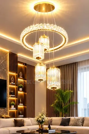 Luxury Crystal 4 Drop Chandelier