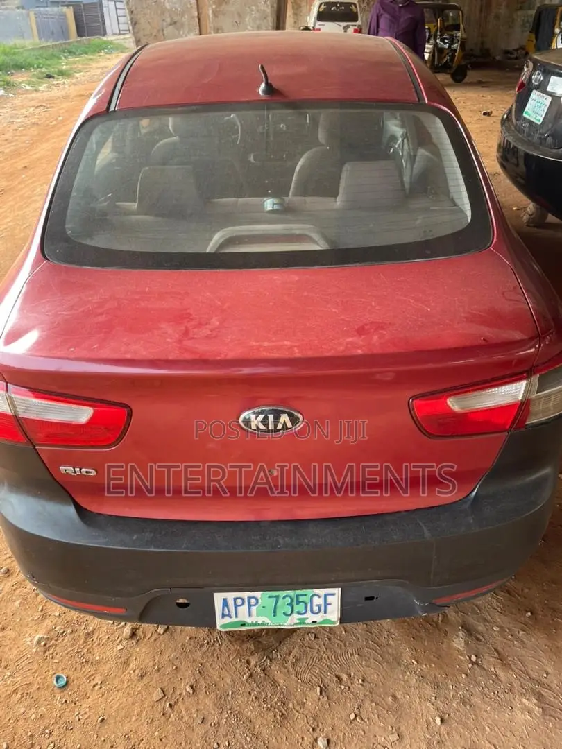 Kia Rio 2012 Red