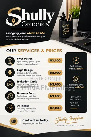 Professional Graphic Designer – Logos, Flyers & More
