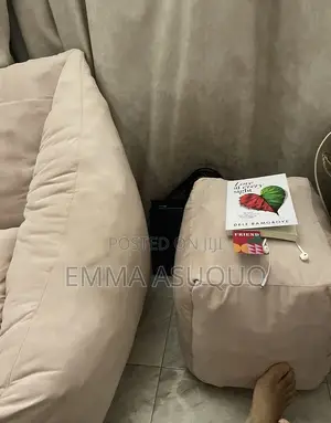 Lounge Chair, Pillow, Side Stool (3-Set)