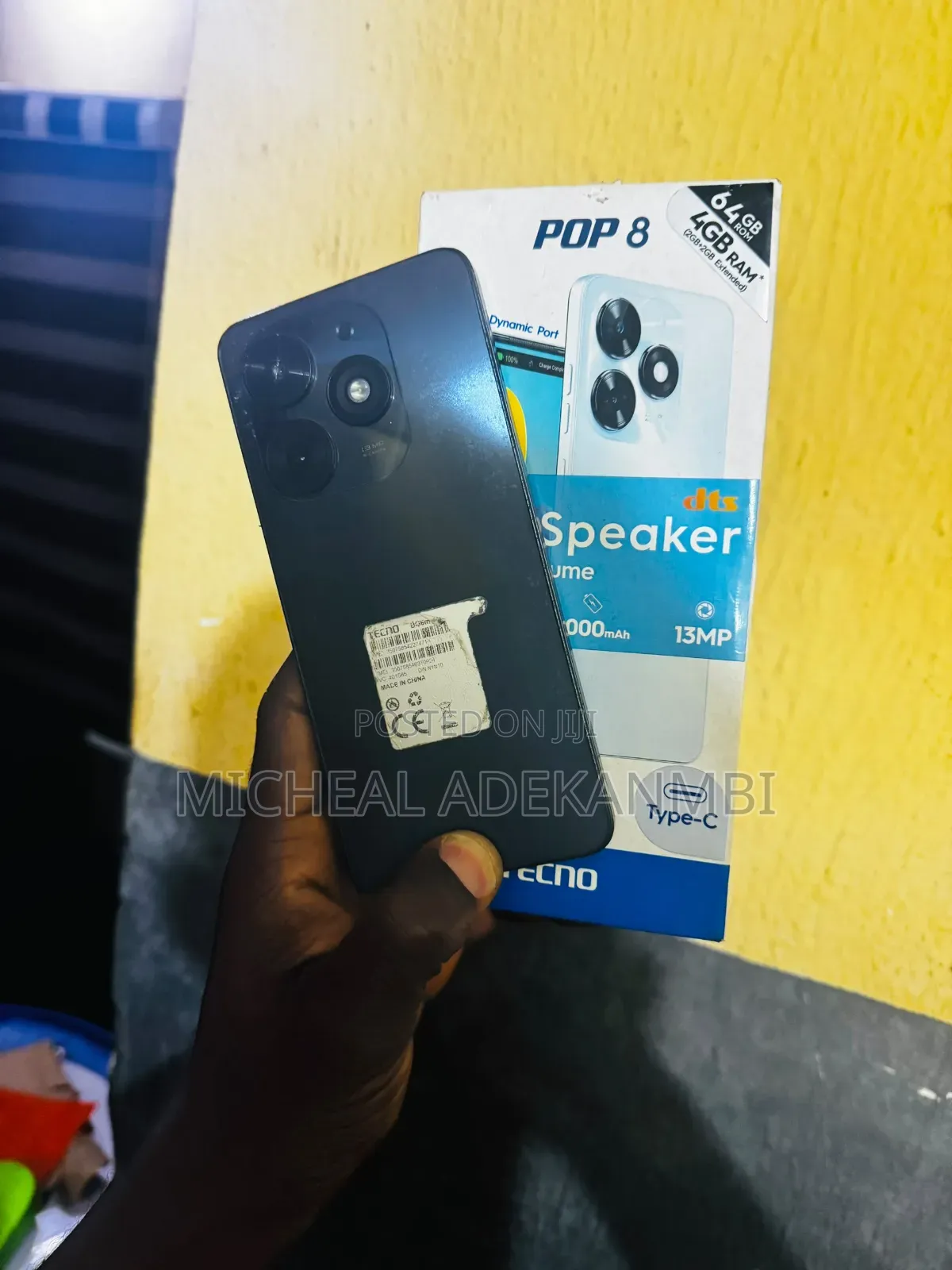Tecno Pop 8 64 GB Graphite