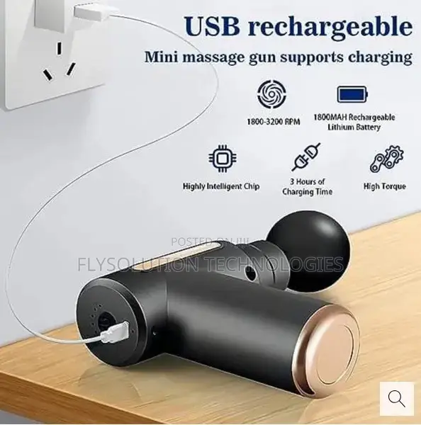 Mini Massage Gun Percussion Muscle Massager Gun Electric Body Massager