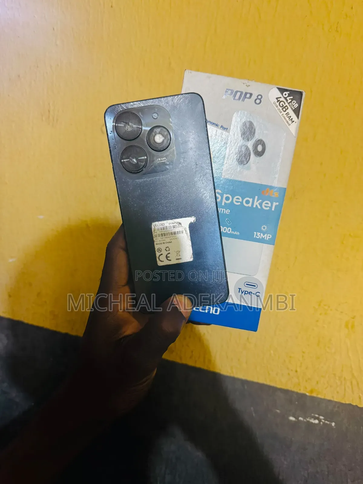 Tecno Pop 8 64 GB Graphite
