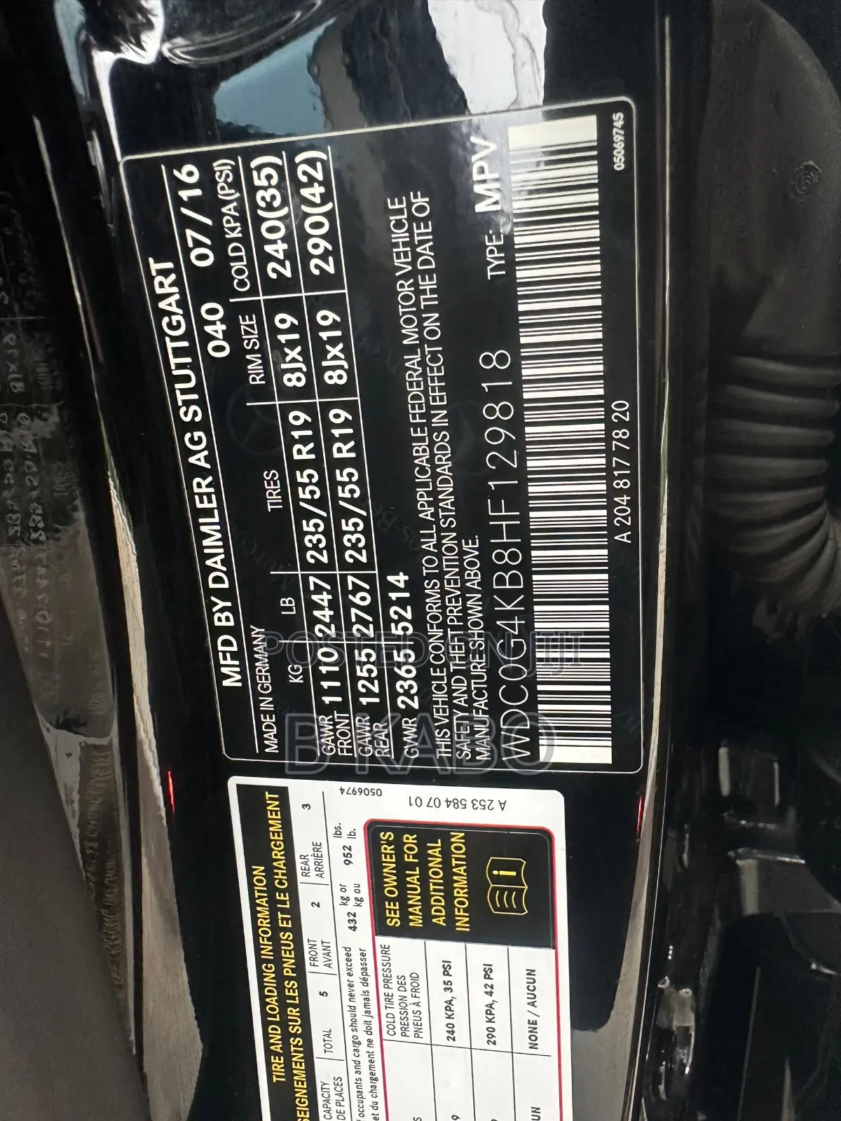 Mercedes-Benz GLC-Class 2017 Black