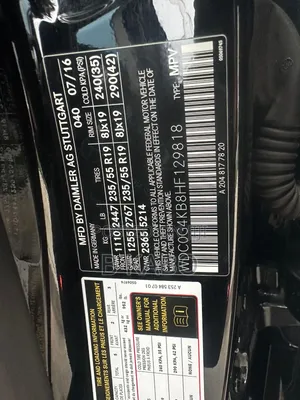 Mercedes-Benz GLC-Class 2017 Black
