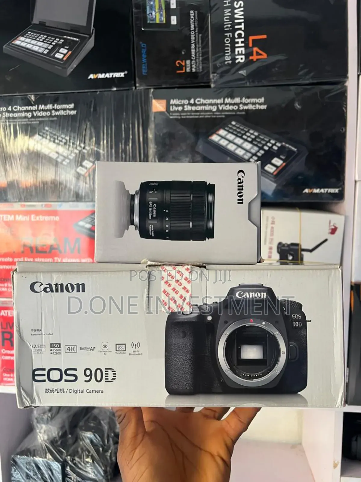 Canon Eos 90d Digital Camera With EF 18-135mm USM Lens