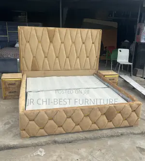 Padded 6 by 6 HDF Bedframe of Resilent Quality