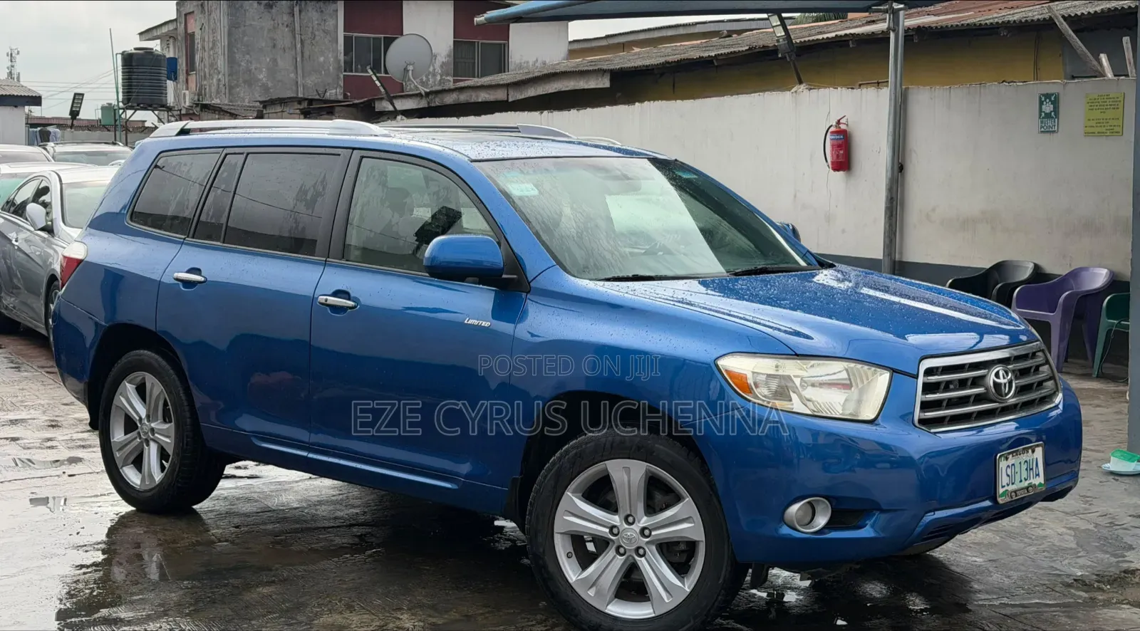 Toyota Highlander 2008 Blue