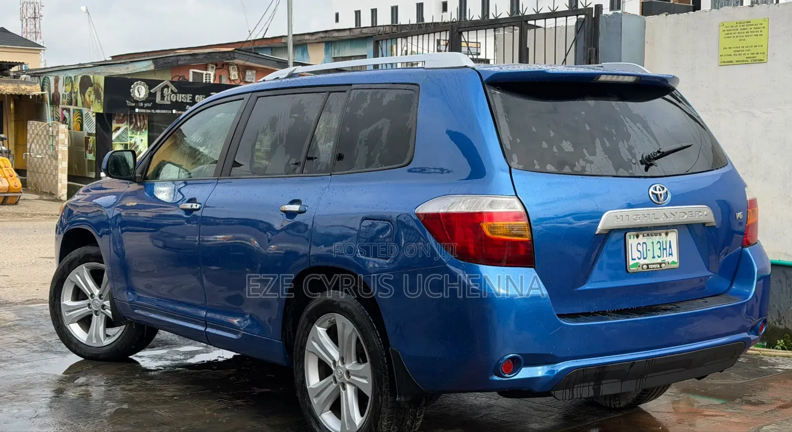 Toyota Highlander 2008 Blue
