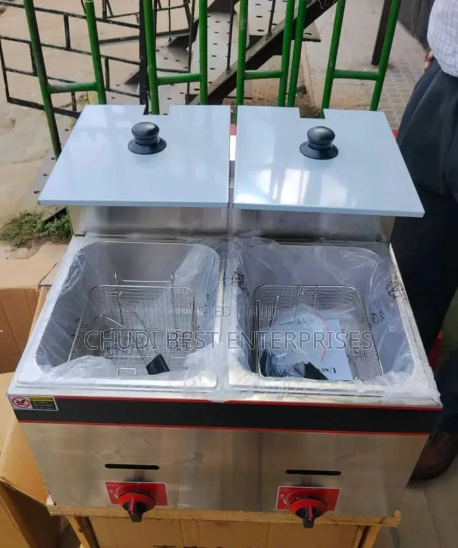 Double Deep Fryer Machine