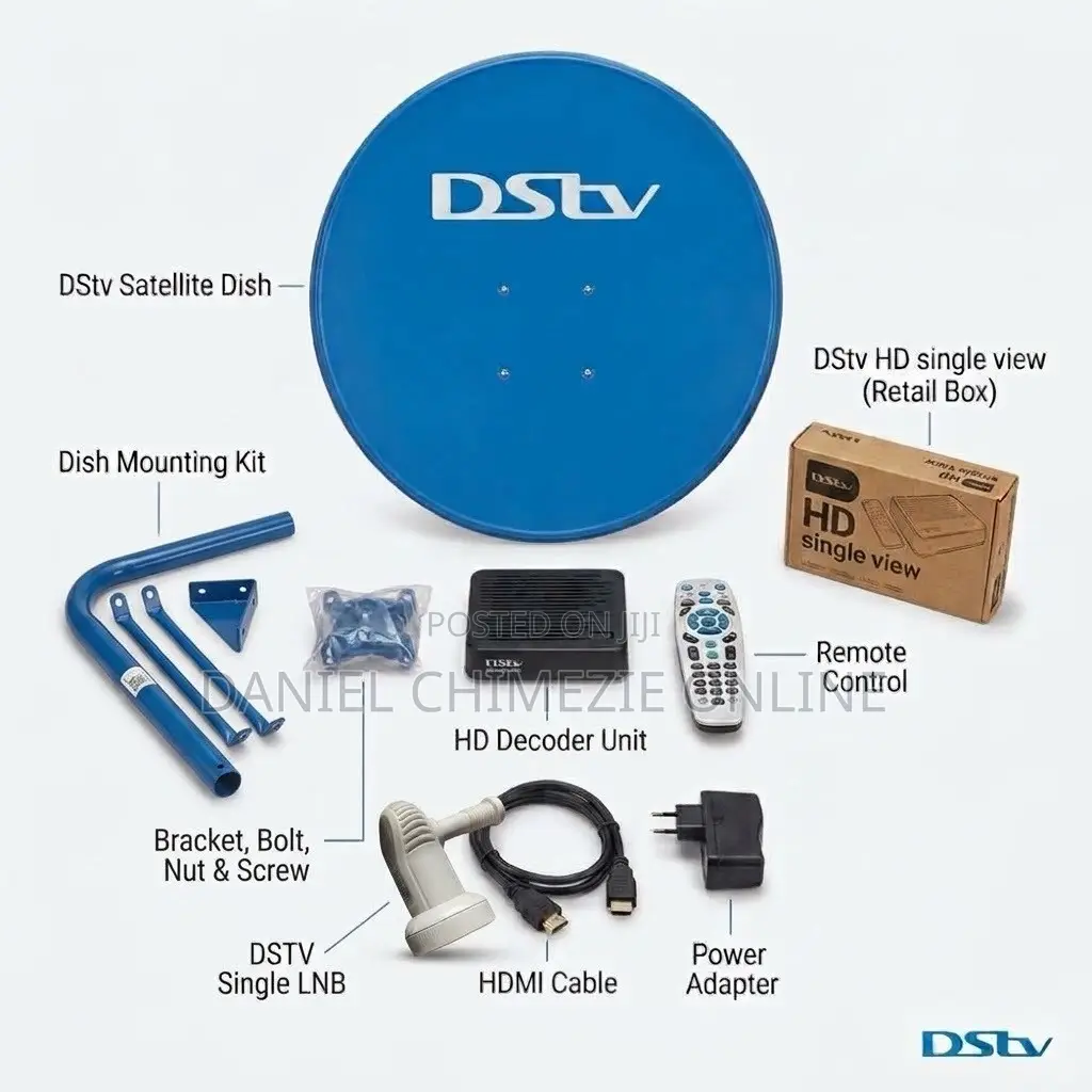 DSTV HD Decoder + Dish and Dishkits