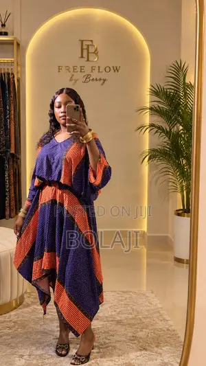 Women’s Elegant Printed Two -Piece Skirt and Top Set.