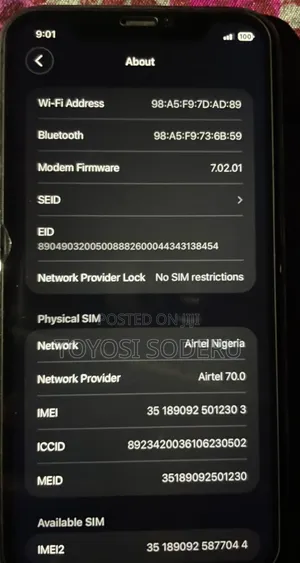 Apple iPhone 11 64 GB Black