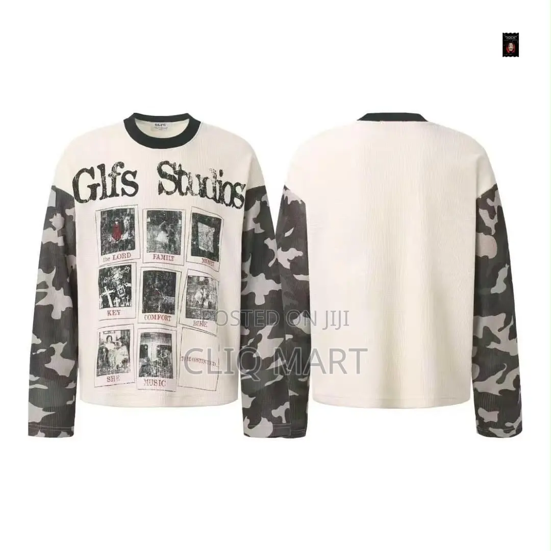 GLFS Studios Graphic Long-Sleeve Crewneck Sweaters | Multiple Styles