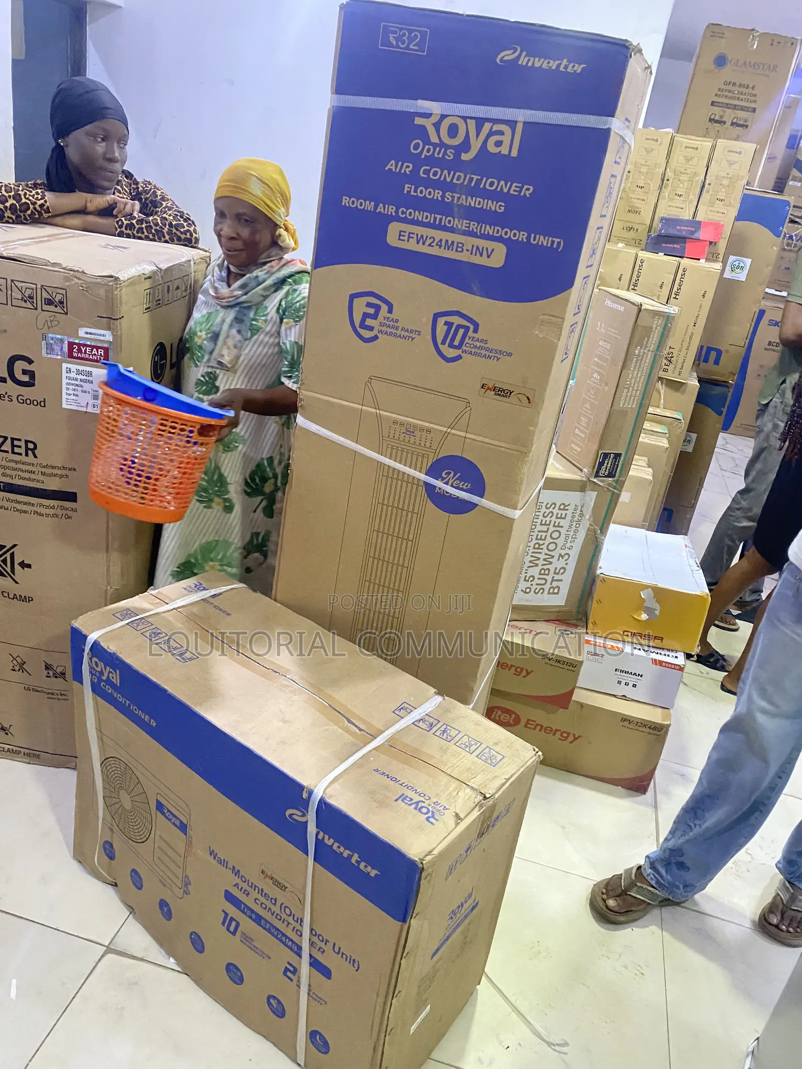 Royal EFW24MB-INV 3HP Standing Cooling System for Large Rooms