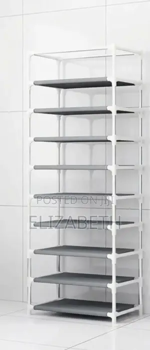 9-Tier Portable Fabric Shoe Rack