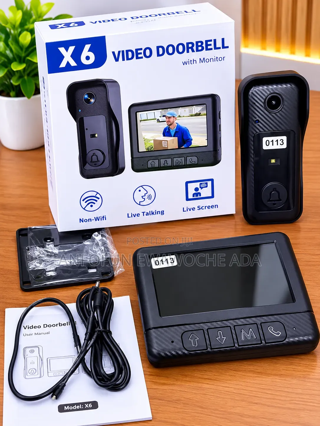 Wireless Video Doorbell – Smart Home Security System