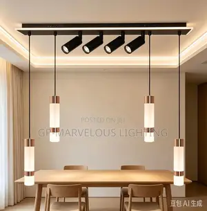 Modern Luxury LED Track Pendant Chandelier