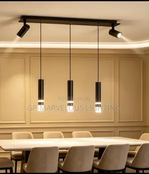 Modern Luxury LED Track Pendant Chandelier