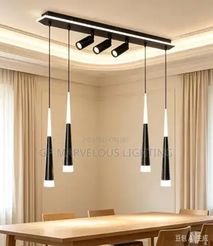 Modern Luxury LED Track Pendant Chandelier