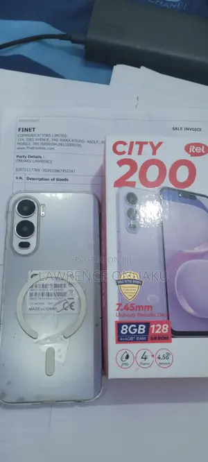 Itel City 200 128 GB Gray