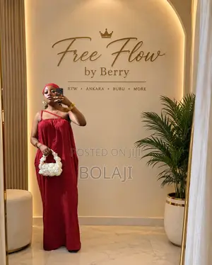 Wine Sleeveless Flowy Maxi Dress With Side Pocket