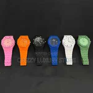 Audemars Piguet X Swatch Quality Men Rubber Strap Wristwatch