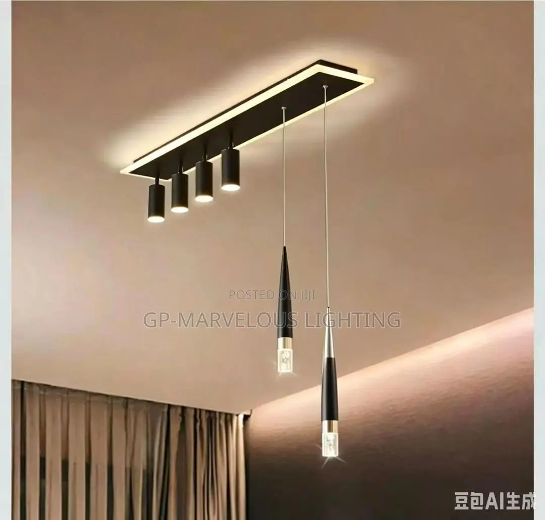 Luxury LED Track Pendant Chandelier