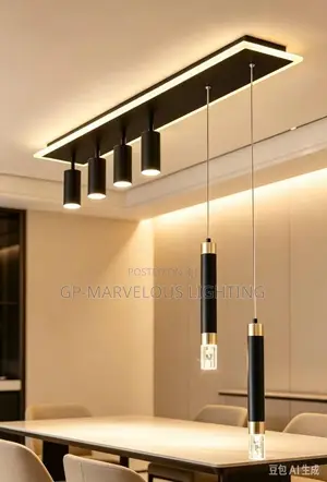 Luxury LED Track Pendant Chandelier