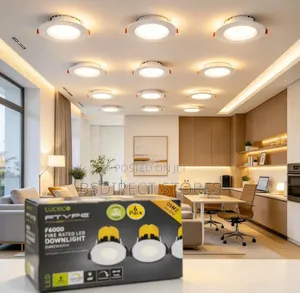 Luceco LED Fire-Rated Extra Warm White Downlight Pack of 6