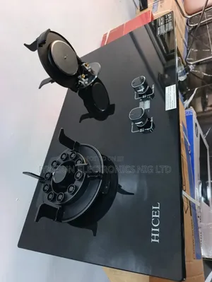 Original Quality HICEL Built-in Flips Up With Timer 2 Burners Gas HOB