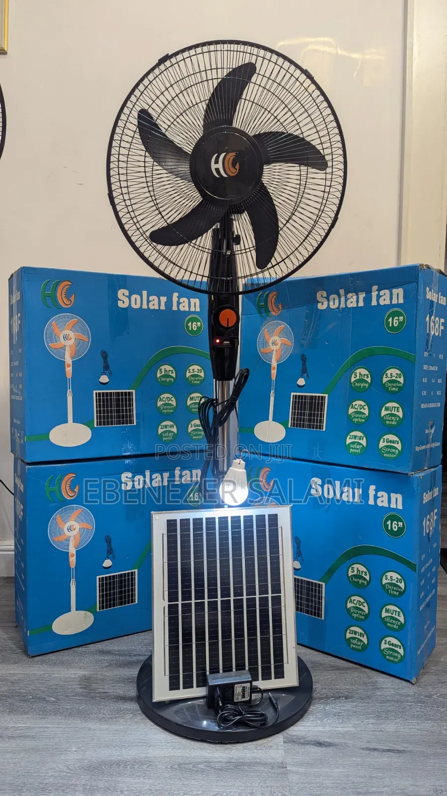 Solar Rechargeable Fan (HC)