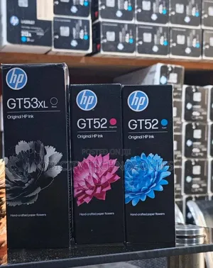 HP Gt52 Cmy/Gt53xl BLK Ink Bottle 4-Pk