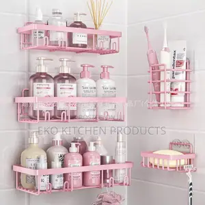 Five in One Pink Bathroom Rack