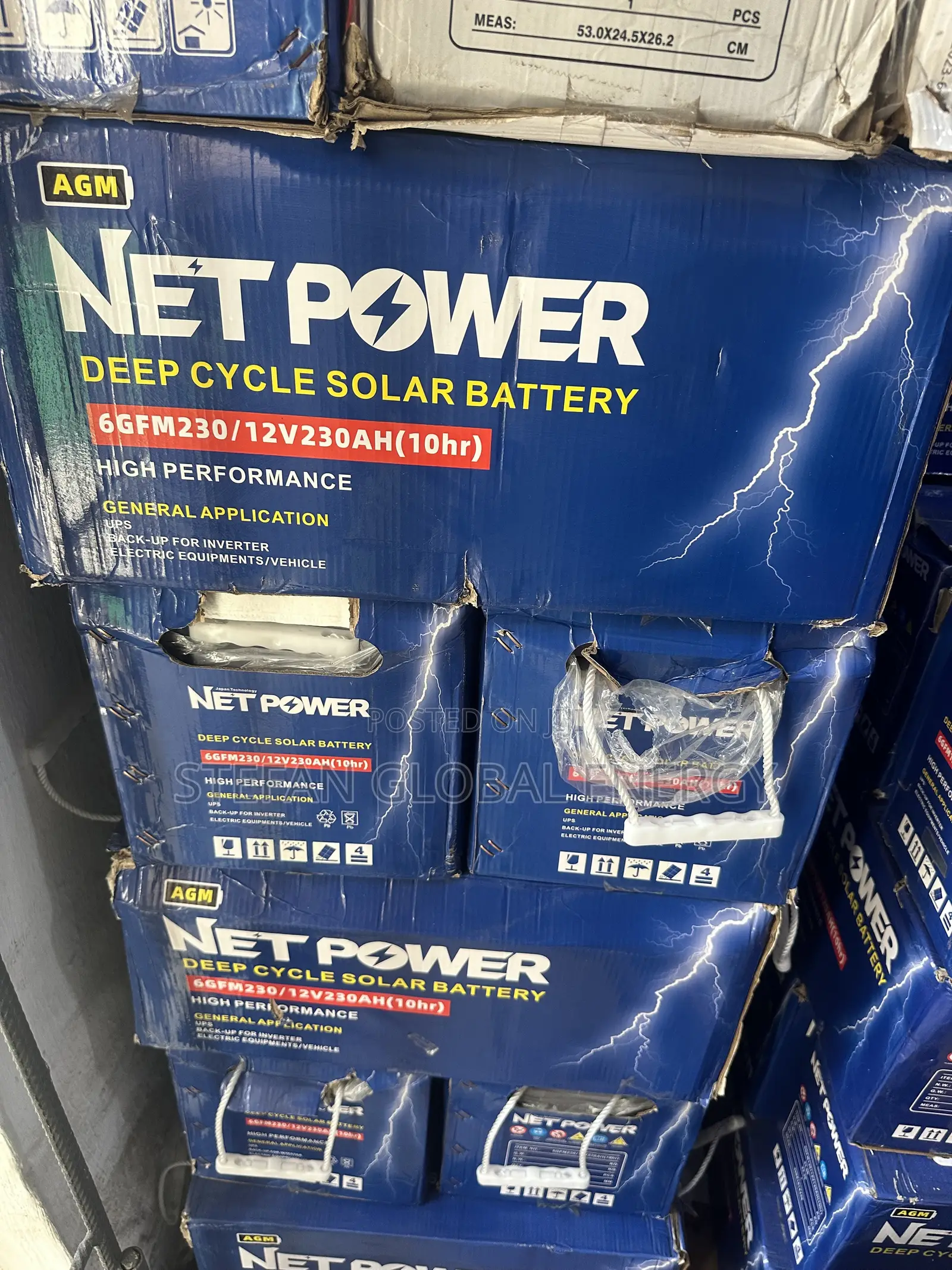 230Ah .12v Netpower Deep Cycle Solar Battery