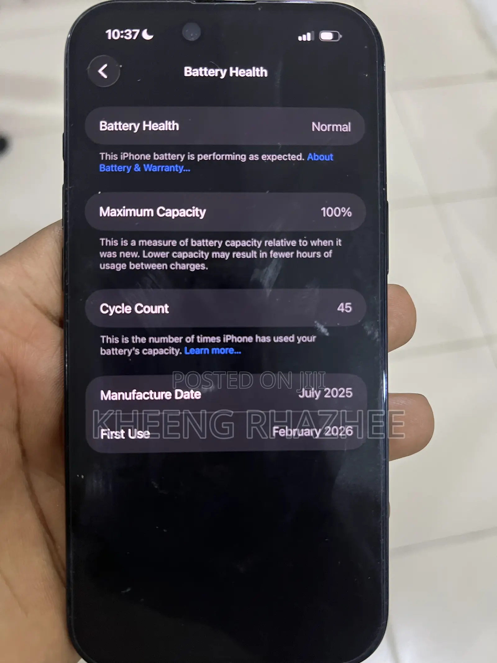 Apple iPhone Air 256 GB Black