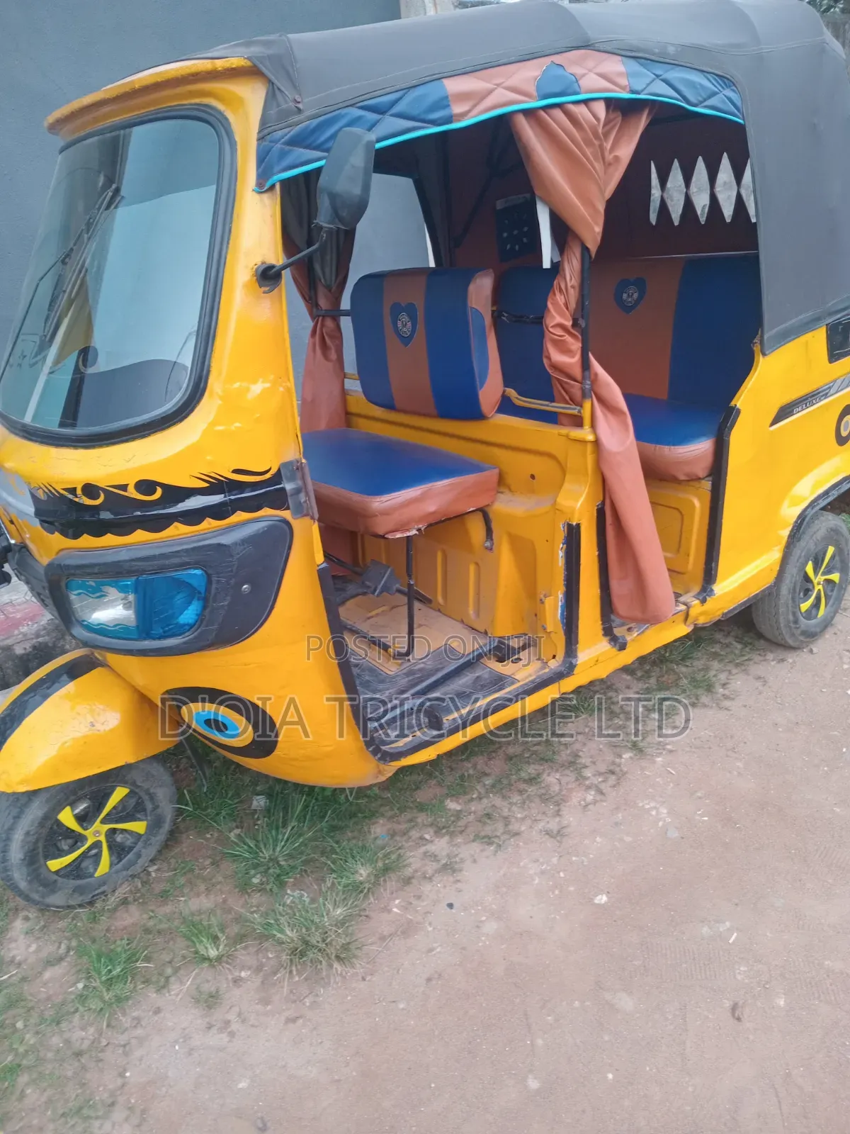 TVS King Deluxe Plus iTouch Start 2024 Yellow