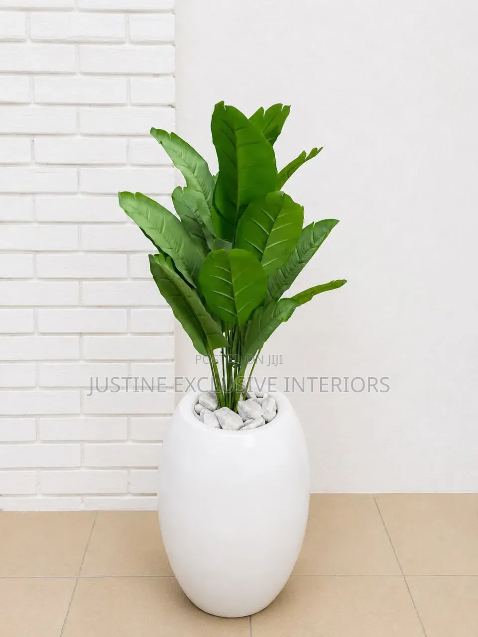 Artificial Palm Tree & Vase