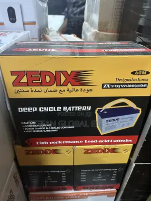 130Ah .12v Zedix Dry Cell Battery