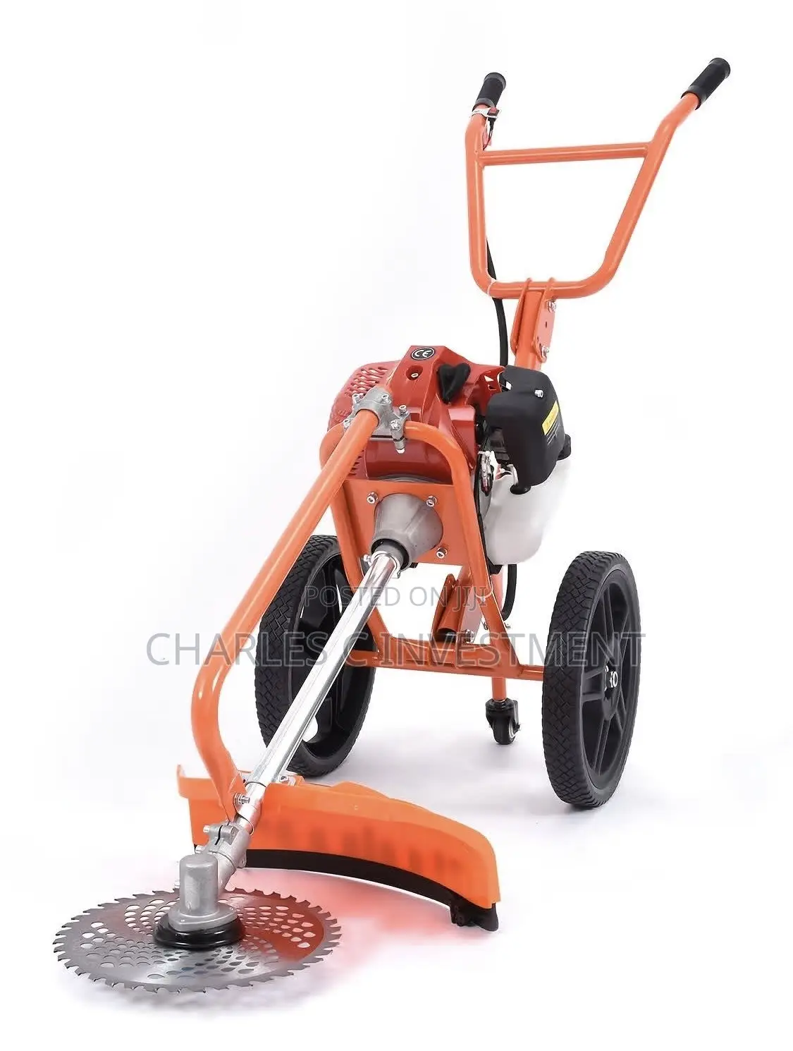 Wheeled Brushcutter – Multifunctional Push Grass Cutting Mach