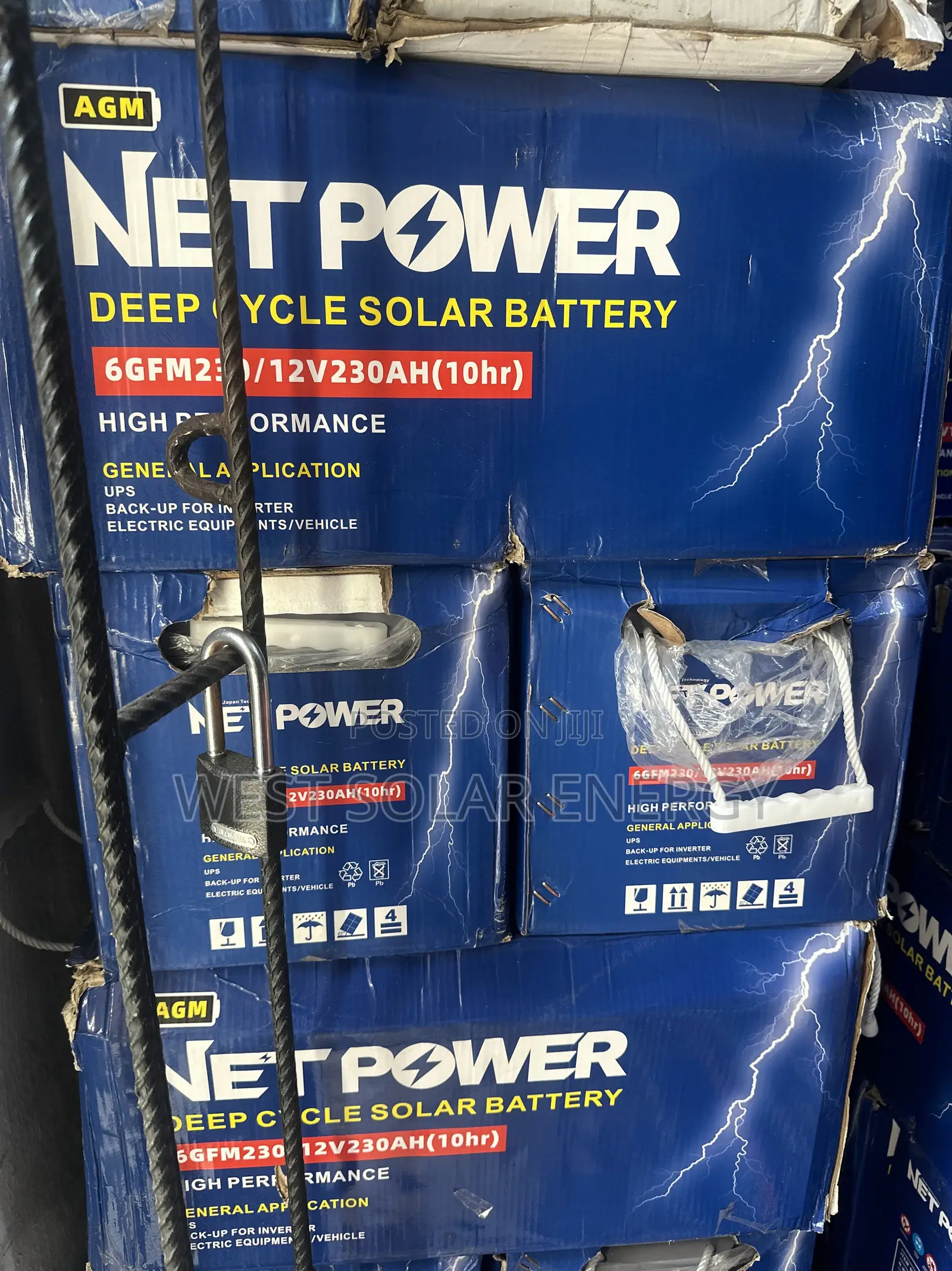 230Ah 12V Net Power Dry Cell Battery