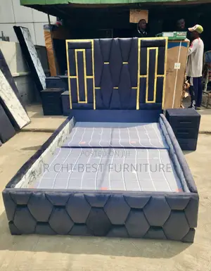 Sublime Quality 4 by 6 Padded HDF Bedframe