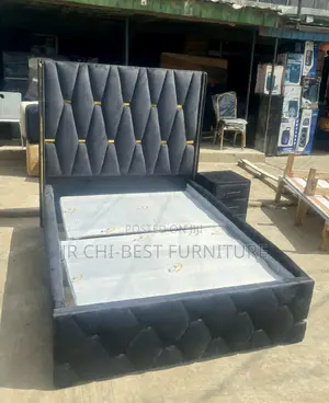 4.5 by 6 Highly Durable Padded HDF Bedframe
