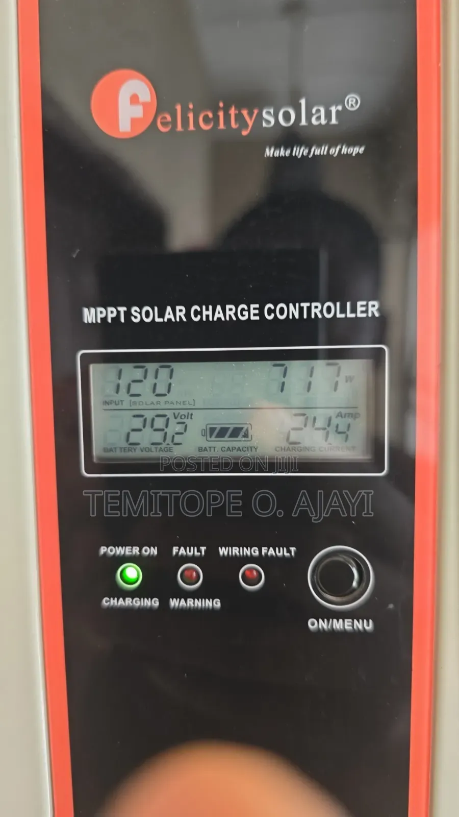 Original Felicity MPPT 60A Charge Controller SCCM6048 4kg-145v-Genuine