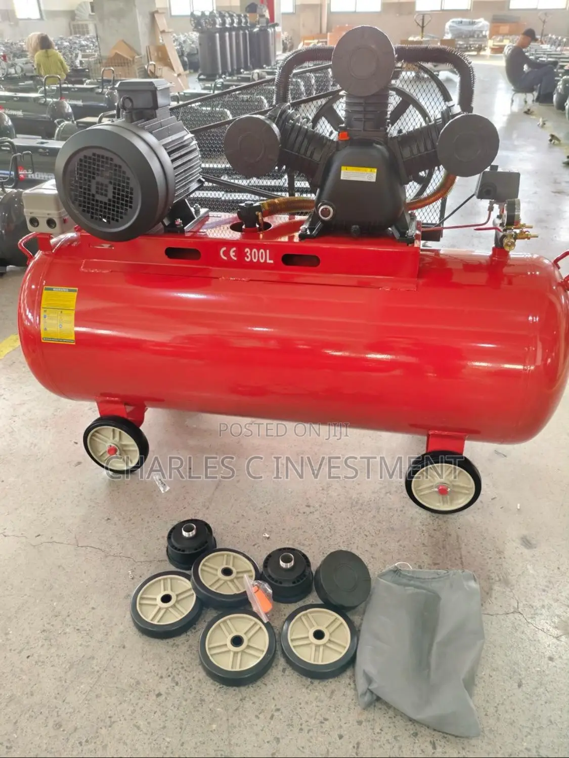 300L Industrial Air Compressor – 10HP, 380V Heavy-Duty Compressor