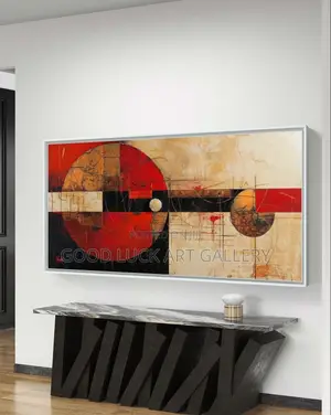 Golden Swirls Abstract Art