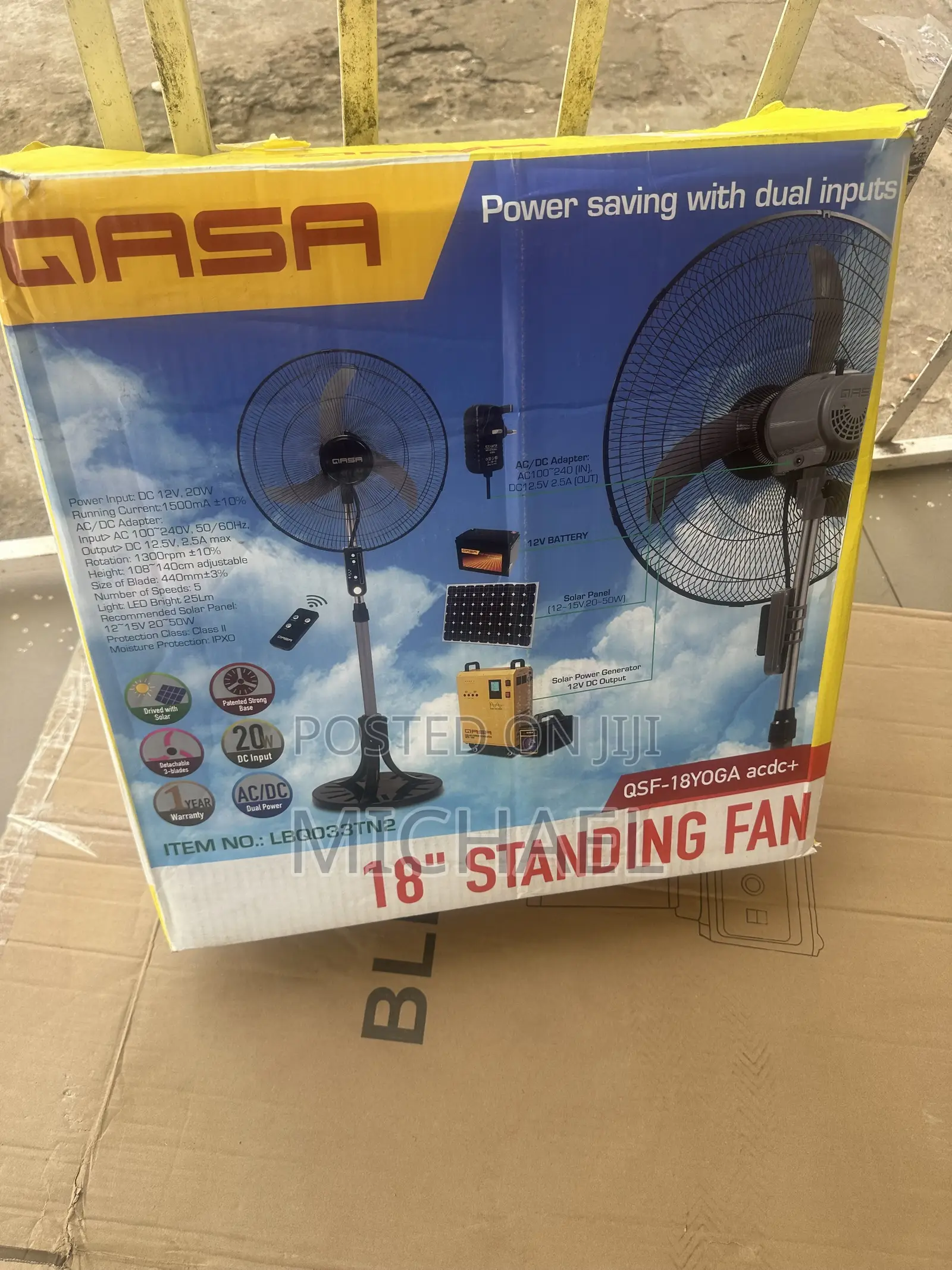 Qasa 18 Inches Dc Fan